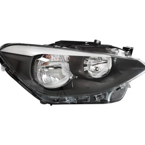 Phare Optique avant droit pour BMW SERIE 1 F20 de 2011 à 2015, H7+H7, fond noir, Neuf
