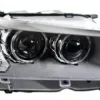 Phare Optique avant droite pour BMW X3 F25 2010-2015, bi-xenon, avec moteur, noir, à LED, Neuf