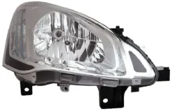 Phare Optique avant droit pour PEUGEOT PARTNER II phase 3, 2015-2018, modèle TEPEE, H4, électrique, Neuf