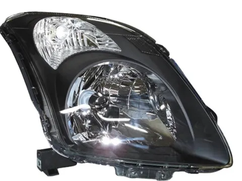 Phare Optique avant droit pour SUZUKI SWIFT, 2005-2010, H4, corps noir, Neuf