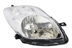 Phare Optique avant droit pour TOYOTA YARIS II phase 2 2009-2011, H4, électrique, fond chromé, Neuf