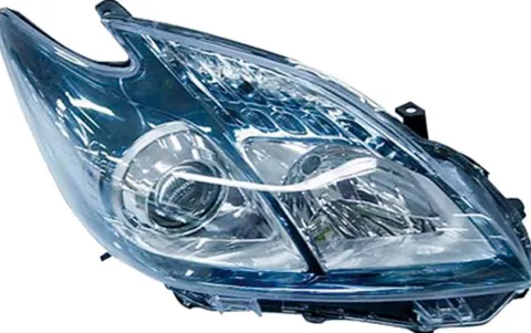 Phare Optique avant droit pour TOYOTA PRIUS 2011-2015, H11+HB3, Corps Azure, Mod. Plug in, Neuf