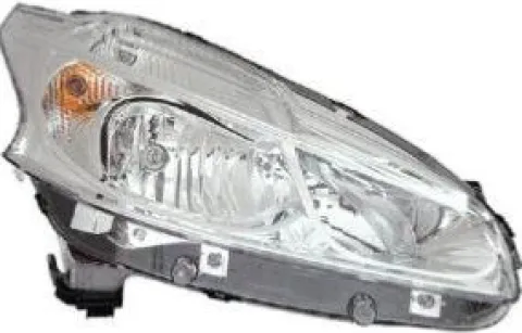 Phare Optique avant droit pour PEUGEOT 208 phase 2, 2015-2019, H7+H7, Neuf