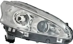 Phare Optique avant droit pour PEUGEOT 208 phase 1, 2012-2015, H7+H7, à Led, Neuf