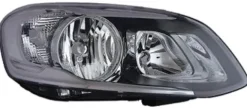Phare Optique avant droit pour VOLVO XC60 I phase 2, 2013-2016, fond noir, H7+H9, Neuf