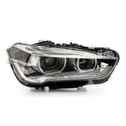 Phare Optique avant droit électrique pour BMW X1 F48 depuis 2015, H7, avec moteur, avec feu de jour, LED, Neuf