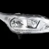 Phare Optique avant droit pour FORD TOURNEO COURIER 2013-2017, avec moteur, chromée, Neuf