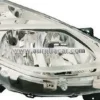 Phare Optique avant droit pour RENAULT CLIO 3 phase 2, 2009-2012, H7+H7, fond chromé, Neuf