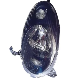 Phare Optique avant droit pour NISSAN MICRA III (K12) ph.2, 2005-2007, H4, noir, Neuf
