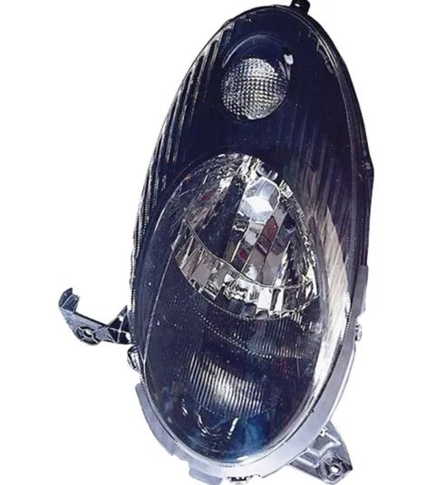 Phare Optique avant droit pour NISSAN MICRA III (K12) ph.2, 2005-2007, H4, noir, Neuf