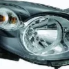 Phare Optique avant droit pour RENAULT TWINGO II phase 1, 2007-2011, H4, fond noir, Neuf