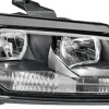 Phare Optique avant droit pour AUDI A3 II ph.2 SPORTBACK 2008-2012, H7+H7, noir, Neuf