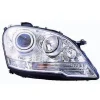 Phare optique avant droit H7+H7 pour MERCEDES CLASSE ML Phase 2, 2008-2011 (W164), corps chromé, neuf