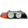 Phare optique avant droit pour BMW Serie 5 E39 1995-2000, H7+HB3, orange, Neuf