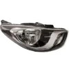 Phare optique avant droit H4 pour HYUNDAI I10, 2010-2013, corps noir, neuf