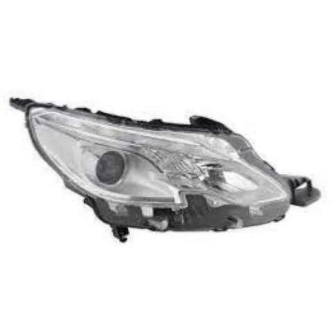 Phare optique avant droit à LED H7/H7 pour PEUGEOT 2008 Phase 1, 2013-2016, Neuf