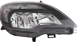 Phare Optique avant droit pour OPEL MERIVA B phase 1, 2010-2013, H7+H1, fond noir, Neuf