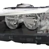 Phare Optique avant gauche pour BMW X3 F25 2010-2015, H7+H7, Corps noir, Neuf