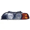 Phare optique avant gauche pour BMW Serie 5 E39 1995-2003, HB4+HB3, orange, Neuf