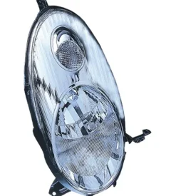 Phare Optique avant gauche pour NISSAN MICRA III (K12) ph.2, 2005-2007, H4, chromé, Neuf