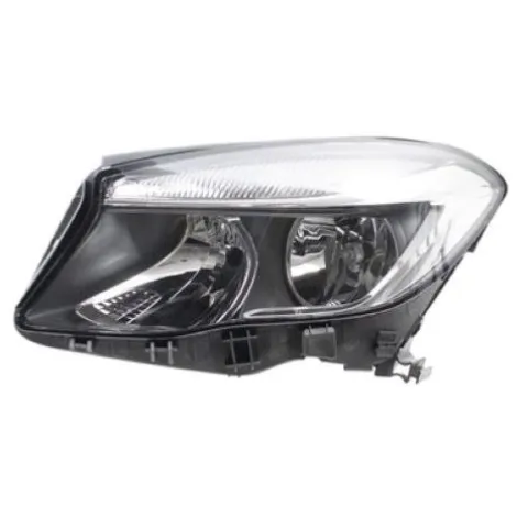 Phare Optique avant gauche pour MERCEDES GLA phase 1 2013-2016 (X156), H7+H15, électrique avec moteur, noir, Neuf