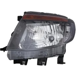 Phare optique avant gauche pour FORD RANGER, 2012-2016, noir, H4, Neuf