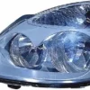 Phare Optique avant gauche pour RENAULT CLIO II phase 3, 2004-2009, H7+H1, fond gris, Neuf