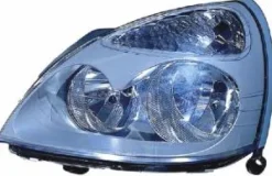 Phare Optique avant gauche pour RENAULT CLIO II phase 3, 2004-2009, H7+H1, fond gris, Neuf