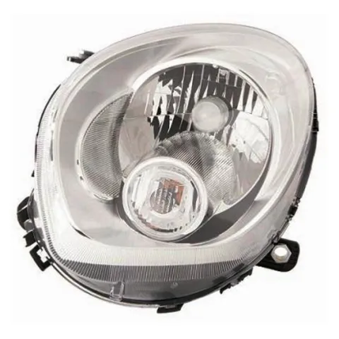 Phare optique avant gauche pour MINI COUNTRYMAN I R60, 2010-2017, H4, blanc, Neuf