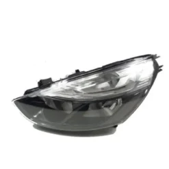 Phare Optique avant gauche électrique pour RENAULT CLIO IV phase 2, 2016-2019, fond noir et profils intérieurs noirs, H7+H1+PY24W, Neuf