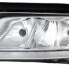 Phare Optique avant gauche pour VOLVO V70 III phase 1 depuis 2012, fond chromé, H7+H9, à LED, Neuf