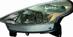 Phare Optique avant gauche pour CITROËN C3 I phase 1, 2002-2005, H7+H1, (Pluriel), Neuf