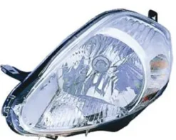 Phare Optique avant gauche pour FIAT GRANDE PUNTO, 2005-2008, H4, chromé, Neuf