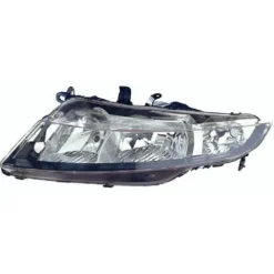 Phare optique avant gauche pour HONDA CIVIC VIII 3/5 portes 2006-2012, H1+H7, Neuf