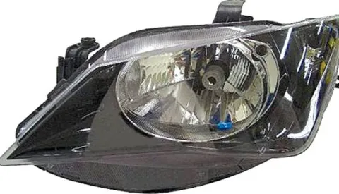 Phare Optique avant gauche pour SEAT IBIZA IV phase 2, 2012-2015, H4, fond noir, Neuf