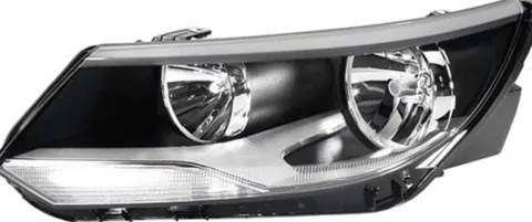 Phare Optique avant gauche pour VOLKSWAGEN TIGUAN I ph. 2 2011-2015, H7+H15, feu diurne, Neuf