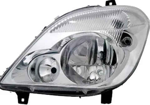 Phare Optique avant gauche pour MERCEDES SPRINTER II (W906), 2006-2013, H7+H7, Neuf