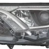 Phare optique avant gauche pour TOYOTA RAV4, 2015-2019, HIR2+WY21W, feu diurne à LED, fond noir, neuf