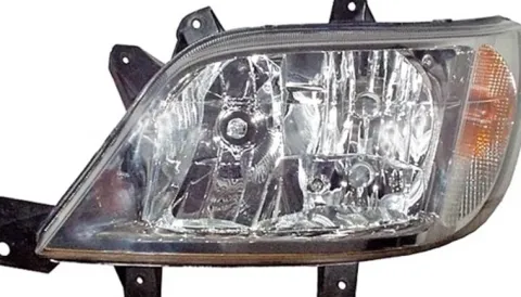 Phare Optique avant gauche pour MERCEDES SPRINTER I (W901-W905), 2002-2006 H7+H7+H3, électrique