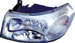 Phare Optique avant gauche pour FORD TRANSIT Mk6, 2000-2006, chromé, H4, Neuf