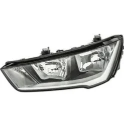 Phare Optique avant gauche pour AUDI A1 2014-2018, H7+H15+-HY21W, chromé, Neuf