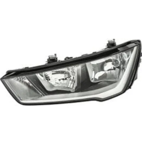 Phare Optique avant gauche pour AUDI A1 2014-2018, H7+H15+-HY21W, chromé, Neuf