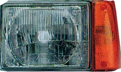 Phare Optique avant gauche pour FIAT PANDA I 1998-2003, électrique, feu clignotant orange, Neuf