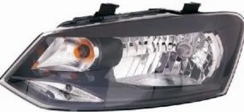 Phare Optique avant gauche pour VOLKSWAGEN POLO V ph.1, 2009-2014 H4, modèle Trendline, (type Valéo)