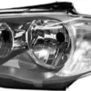 Phare Optique avant gauche gris foncé pour BMW SERIE 1 E87N, 2010-2011, H7+H7, Neuf
