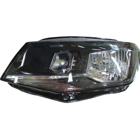 Phare Optique avant gauche pour VOLKSWAGEN CADDY IV, 2015-2020, H4-W21/5-H21W, fond noir, Neuf