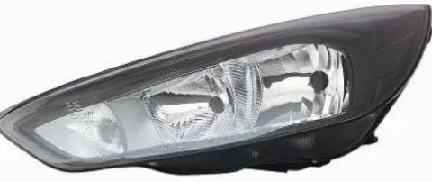 Phare Optique avant gauche électrique pour FORD FOCUS III phase 2 2014-2018, H7+H15, avec moteur corps noir, Neuf