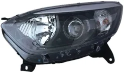 Phare Optique avant gauche pour RENAULT CAPTUR, 2013-2017, H1+H1, corps noir, Neuf