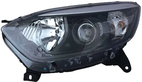 Phare Optique avant gauche pour RENAULT CAPTUR, 2013-2017, H1+H1, corps noir, Neuf
