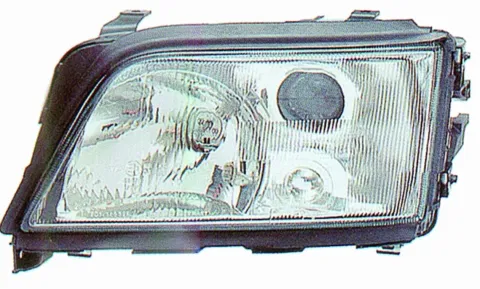 Phare Optique avant gauche pour AUDI A6 I 1994-1997, H1+H1+H3, feu antibrouillard, Neuf